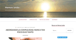 Desktop Screenshot of hemosleido.es